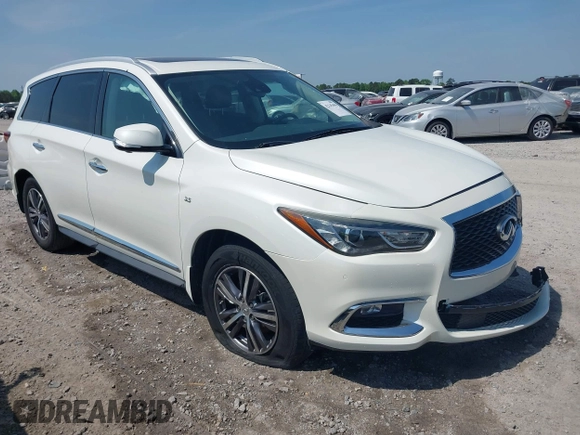 2019 Infiniti QX60 Luxe with VIN 5N1DL0MN7KC501009, listed as a IAAI auction lot 42145494 with 130,375 mi miles and . Bid and sale history available at DreamBid. Image 1.
