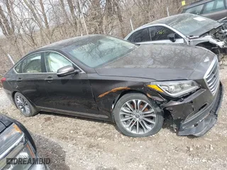 2016 Hyundai Genesis 3.8L with VIN KMHGN4JE9GU110867, listed as a IAAI auction lot 41729504 with 126,247 mi miles. Bid and sale history available at carsss.com. Image 17.