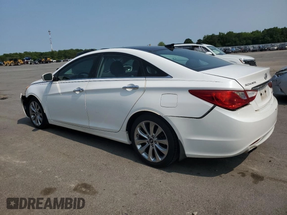 2012 Hyundai Sonata Limited z VIN 5NPEC4AB2CH490212, wystawiony jako Copart lot #59576655 z przebiegiem 144 183 mil mil oraz Szkoda całkowita • Salvage title. Historia ofert i sprzedaży dostępna na DreamBid. Obrazek 2.