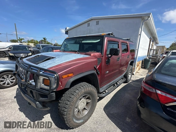 2003 Hummer H2 with VIN 5GRGN23U13H138614, listed as a Copart auction lot 46644595 with Not Provided miles and Clean Title. Bid and sale history available at carsss.com. Image 2.