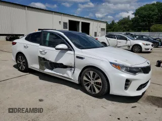 2016 Kia Optima SXL Turbo with VIN 5XXGV4L21GG015880, listed as a Copart auction lot 56623315 with 134,632 mi miles and Salvage title. Bid and sale history available at DreamBid. Image 4.