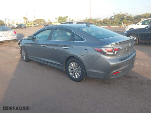 2017 Hyundai Sonata Hybrid SE with VIN KMHE24L35HA074609, listed as a IAAI auction lot 41177631 with 109,259 mi miles. Bid and sale history available at carsss.com. Image 3.