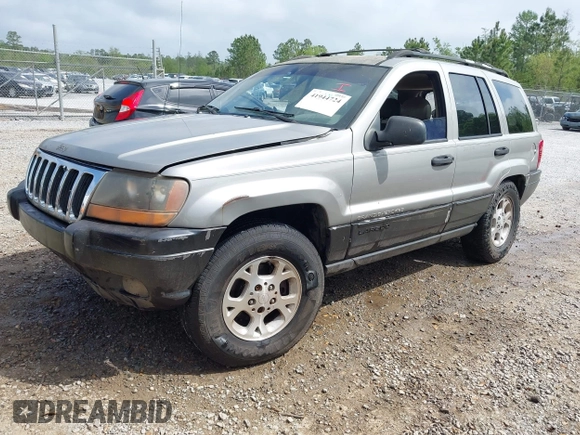 2000 Jeep Grand Cherokee Laredo с VIN 1J4G248S5YC299897, выставлен на аукционе IAAI как лот 41944724 с пробегом Не указан миль и . История ставок и продаж доступна на DreamBid. Изображение 2.