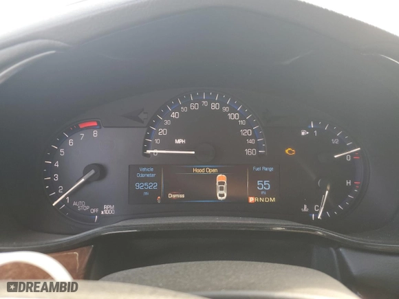 2016 Cadillac CTS Sedan RWD with VIN 1G6AP5SX1G0130891, listed as a Copart auction lot 81551824 with 92,522 mi miles and Clean Title. Bid and sale history available at carsss.com. Image 9.