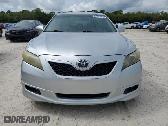2007 Toyota Camry CE with VIN 4T1BE46K77U021596, listed as a Copart auction lot 48472605 with 111,456 mi miles and Salvage Title. Bid and sale history available at DreamBid. Image 5.