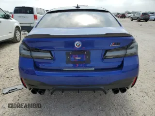2023 BMW M5 with VIN WBS83CH06PCM62287, listed as a Copart auction lot 54581894 with 0 mi miles and Salvage Title. Bid and sale history available at carsss.com. Image 6.