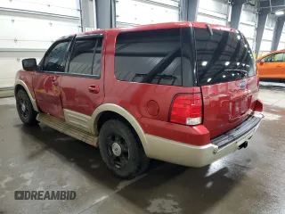 2005 Ford Expedition Eddie Bauer z VIN 1FMFU18505LA32517, wystawiony jako Copart lot #51774225 z przebiegiem 236 079 mil mil oraz Szkoda całkowita • Salvage title. Historia ofert i sprzedaży dostępna na DreamBid. Obrazek 2.