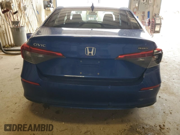 2022 Honda Civic LX z VIN 2HGFE2F28NH579436, wystawiony jako Copart lot #56142535 z przebiegiem 34 387 mil mil oraz Szkoda całkowita • Salvage title. Historia ofert i sprzedaży dostępna na DreamBid. Obrazek 6.