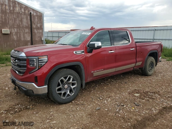 2022 GMC Sierra 1500 SLT with VIN 3GTUUDET4NG618909, listed as a Copart auction lot 67024034 with 26,389 mi miles and Salvage Title. Bid and sale history available at carsss.com. Image 1.