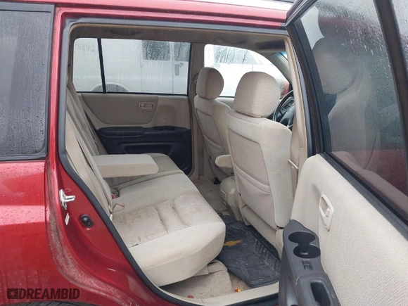 2003 Toyota Highlander with VIN JTEGF21A030090279, listed as a IAAI auction lot 41557958 with 1 mi miles. Bid and sale history available at carsss.com. Image 8.