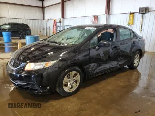 2014 Honda Civic LX with VIN 19XFB2F57EE202917, listed as a Copart auction lot 55391425 with 127,198 mi miles and Salvage Title. Bid and sale history available at carsss.com. Image 1.