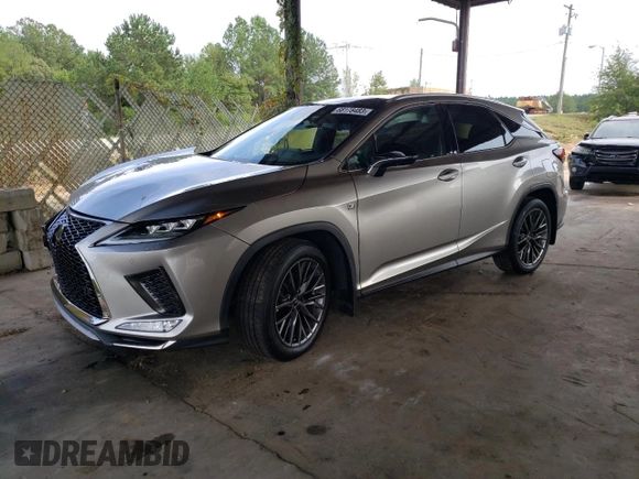 2021 Lexus RX with VIN 2T2YGMDAXMC061923, listed as a Copart auction lot 68178483 with 36,268 mi miles. Bid and sale history available at carsss.com. Image 1.
