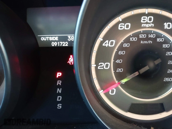 2013 Acura MDX with VIN 2HNYD2H26DH510809, listed as a IAAI auction lot 41812685 with 91,722 mi miles. Bid and sale history available at carsss.com. Image 16.
