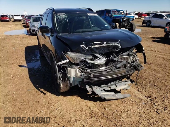 2017 Nissan Rogue SV with VIN 5N1AT2MT8HC758024, listed as a Copart auction lot 47753495 with 104,751 mi miles and Salvage Title. Bid and sale history available at carsss.com. Image 11.