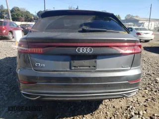 2020 Audi Q8 Premium Plus with VIN WA1BVAF16LD025363, listed as a Copart auction lot 76020984 with 48,724 mi miles and Salvage Title. Bid and sale history available at carsss.com. Image 6.