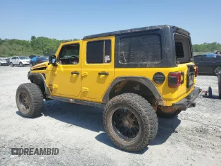 2021 Jeep Wrangler Unlimited Rubicon z VIN 1C4HJXFG3MW620194, wystawiony jako Copart lot #51576865 z przebiegiem 67 502 mil mil oraz Szkoda całkowita • Salvage title. Historia ofert i sprzedaży dostępna na DreamBid. Obrazek 2.