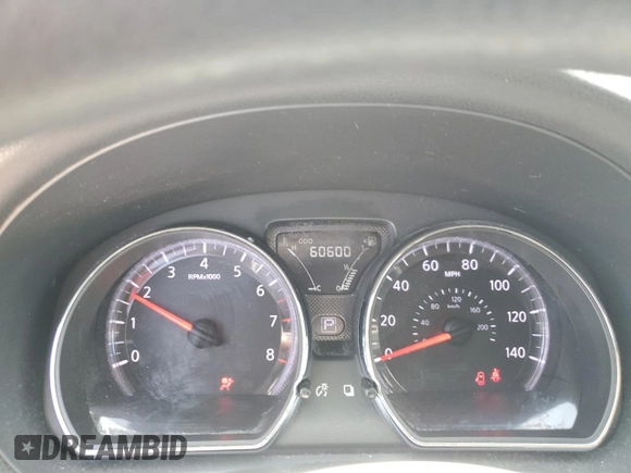 2016 Nissan Versa S with VIN 3N1CN7AP7GL842160, listed as a Copart auction lot 61683295 with 60,600 mi miles and Salvage title. Bid and sale history available at DreamBid. Image 9.
