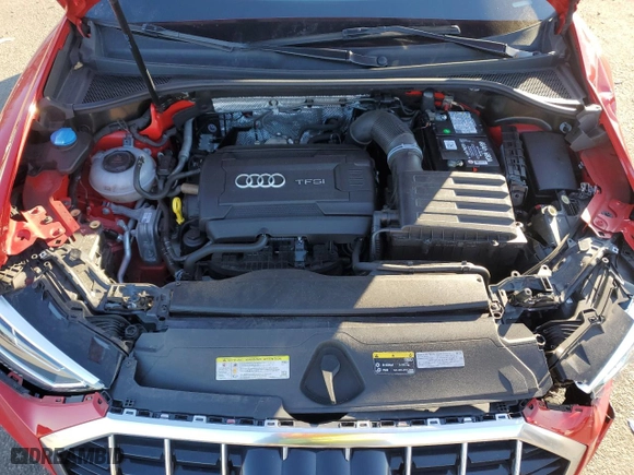 2019 Audi Q3 Technik with VIN WA1FECF34K1072938, listed as a Copart auction lot 44353365 with 17,043 mi miles and Non Repairable. Bid and sale history available at carsss.com. Image 12.