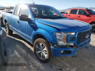 2020 Ford F-150 XL with VIN 1FTEX1EP1LKF47154, listed as a Copart auction lot 87878475 with 126,534 mi miles and Salvage Title. Bid and sale history available at carsss.com. Image 4.