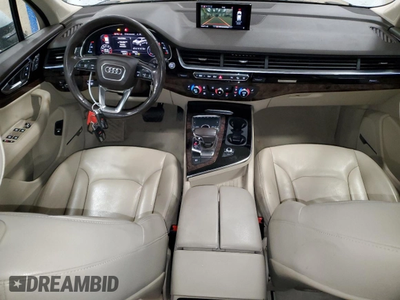 2018 Audi Q7 Premium Plus with VIN WA1LAAF71JD015468, listed as a Copart auction lot 46852095 with 126,637 mi miles and Non repairable. Bid and sale history available at DreamBid. Image 8.