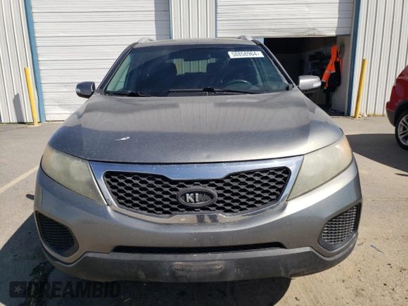 2011 Kia Sorento LX with VIN 5XYKTDA28BG169624, listed as a Copart auction lot 58858964 with 147,478 mi miles and Salvage Title. Bid and sale history available at carsss.com. Image 5.