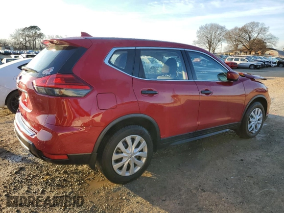 2017 Nissan Rogue SV with VIN JN8AT2MT4HW402483, listed as a Copart auction lot 45472695 with 124,600 mi miles and Salvage title. Bid and sale history available at DreamBid. Image 3.