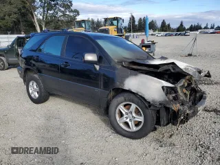 2001 Lexus RX 300 with VIN JTJHF10U510202888, listed as a Copart auction lot 76266464 with 0 mi miles and Salvage Title. Bid and sale history available at carsss.com. Image 4.