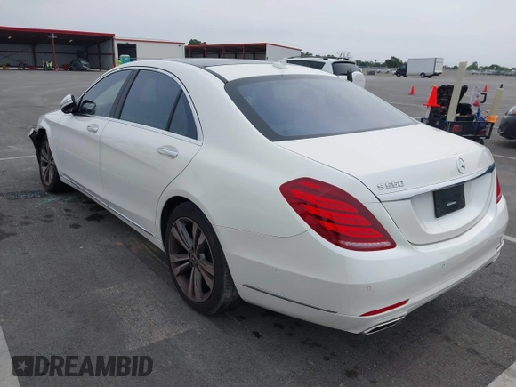 2017 Mercedes-Benz S 550 with VIN WDDUG8CBXHA323394, listed as a IAAI auction lot 42066543 with 106,253 mi miles and . Bid and sale history available at carsss.com. Image 3.