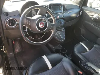 2016 FIAT 500e with VIN 3C3CFFGE3GT136155, listed as a Copart auction lot 63706515 with 39,581 mi miles and Salvage title. Bid and sale history available at DreamBid. Image 8.