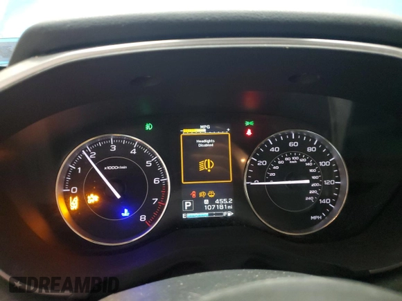 2019 Subaru Impreza Limited with VIN 4S3GTAU65K3721510, listed as a Copart auction lot 47777045 with 107,181 mi miles and Salvage title. Bid and sale history available at DreamBid. Image 9.