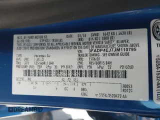 2018 Ford Fiesta SE with VIN 3FADP4EJ7JM110795, listed as a IAAI auction lot 42076739 with 1 mi miles. Bid and sale history available at carsss.com. Image 9.