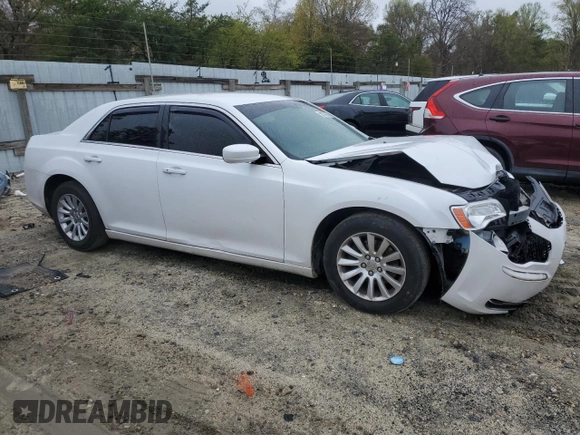 2014 Chrysler 300 with VIN 2C3CCAAG9EH305803, listed as a Copart auction lot 52759535 with 148,689 mi miles and Salvage Title. Bid and sale history available at DreamBid. Image 4.
