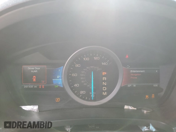 2014 Ford Explorer XLT with VIN 1FM5K8D88EGA10199, listed as a Copart auction lot 52526875 with 207,332 mi miles and Salvage Title. Bid and sale history available at DreamBid. Image 9.