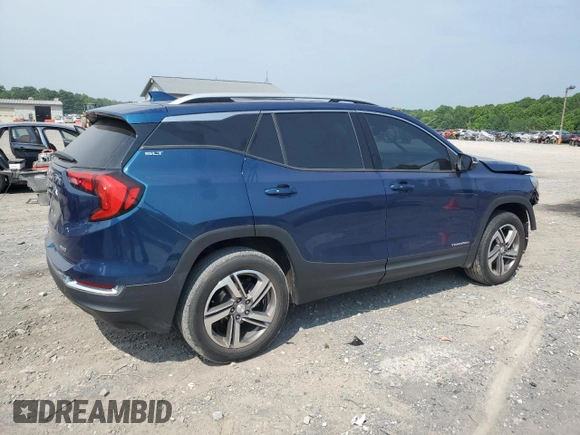 2021 GMC Terrain SLT with VIN 3GKALVEV5ML335216, listed as a Copart auction lot 59004515 with 78,776 mi miles and Salvage title. Bid and sale history available at DreamBid. Image 3.