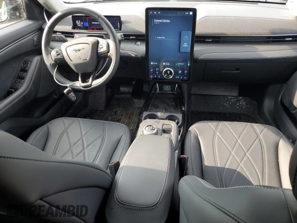 2024 Ford Mustang Mach-E Select with VIN 3FMTK1R42RMA21117, listed as a Copart auction lot 60095535 with 5,105 mi miles and Salvage title. Bid and sale history available at DreamBid. Image 8.