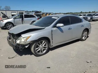 2012 Nissan Maxima S with VIN 1N4AA5APXCC843643, listed as a Copart auction lot 50185445 with 237,190 mi miles and Salvage title. Bid and sale history available at DreamBid. Image 1.
