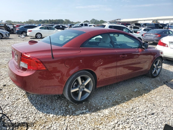 2011 Volvo C70 with VIN YV1672MC7BJ117524, listed as a Copart auction lot 72625204 with 46,969 mi miles and Clean Title. Bid and sale history available at carsss.com. Image 3.