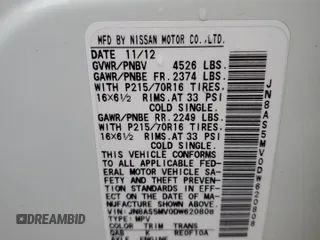 2013 Nissan Rogue S with VIN JN8AS5MV0DW620808, listed as a Copart auction lot 81283774 with 130,330 mi miles and Salvage Title. Bid and sale history available at DreamBid. Image 13.