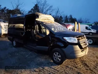 2020 Mercedes-Benz Sprinter with VIN W1Z4EGHY1LT031208, listed as a Copart auction lot 81883314 with 129,460 mi miles and Salvage Title. Bid and sale history available at DreamBid. Image 4.