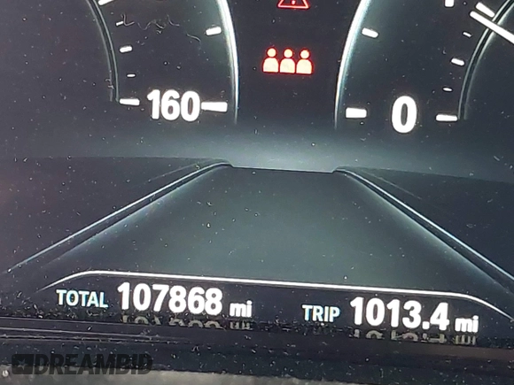 2018 BMW 5 Series 540i xDrive with VIN WBAJE7C59JWC55346, listed as a IAAI auction lot 42300109 with 107,868 mi miles and . Bid and sale history available at DreamBid. Image 16.