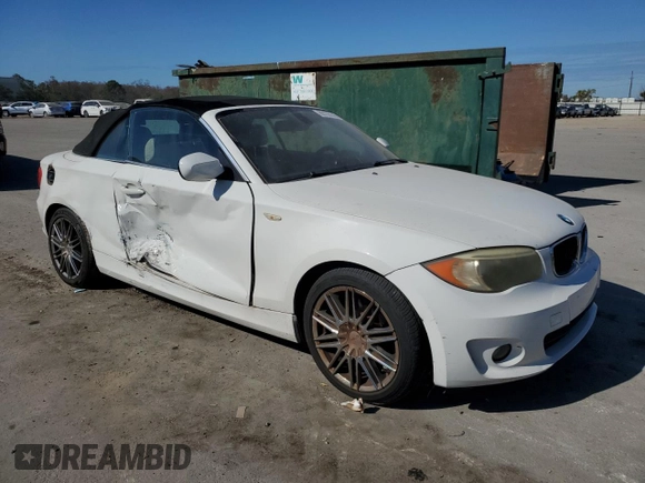 2012 BMW 1 Series 128i с VIN WBAUN1C5XCVH84372, выставлен на аукционе Copart как лот 89155145 с пробегом Не указан миль и Чистый • Clean title. История ставок и продаж доступна на DreamBid. Изображение 4.