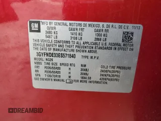 2014 Cadillac SRX Premium Collection z VIN 3GYFNDE33ES571840, wystawiony jako Copart lot #56823845 z przebiegiem 139 686 mil mil oraz Szkoda całkowita • Salvage title. Historia ofert i sprzedaży dostępna na DreamBid. Obrazek 13.