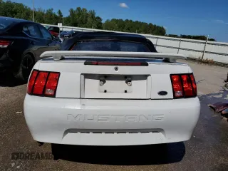 2001 Ford Mustang Deluxe with VIN 1FAFP44431F131695, listed as a Copart auction lot 74357874 with 0 mi miles and Non Repairable. Bid and sale history available at carsss.com. Image 6.
