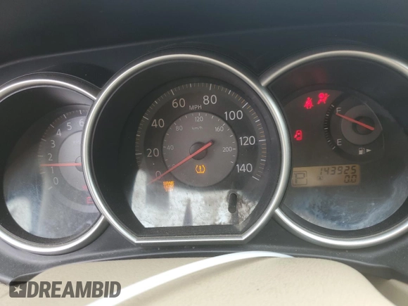 2007 Nissan Versa SL with VIN 3N1BC11E57L445561, listed as a Copart auction lot 53709695 with 143,925 mi miles and Salvage title. Bid and sale history available at DreamBid. Image 9.