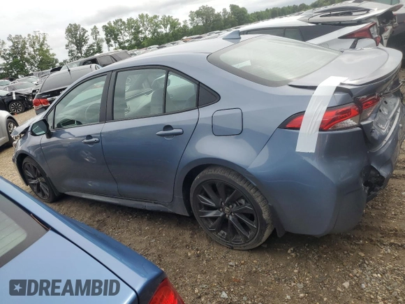 2024 Toyota Corolla SE with VIN 5YFS4MCE2RP187286, listed as a Copart auction lot 52734265 with 8,753 mi miles and Salvage Title. Bid and sale history available at DreamBid. Image 2.