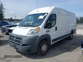 2018 Ram ProMaster Cargo with VIN 3C6URVJG9JE153637, listed as a IAAI auction lot 41877822 with 73,489 mi miles. Bid and sale history available at carsss.com. Image 2.
