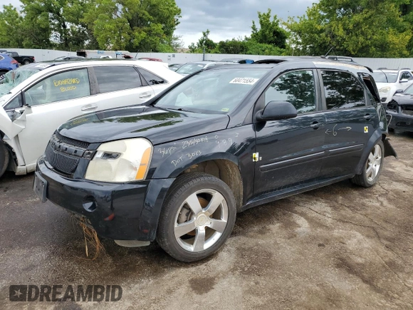 2008 Chevrolet Equinox Sport with VIN 2CNDL037286342811, listed as a Copart auction lot 60471554 with 0 mi miles and Salvage Title. Bid and sale history available at carsss.com. Image 1.