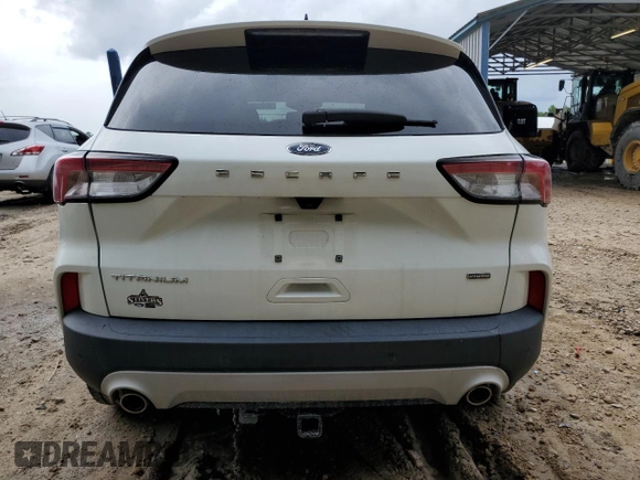 2020 Ford Escape Titanium Hybrid with VIN 1FMCU0DZ6LUA46340, listed as a Copart auction lot 60752615 with 78,534 mi miles and Non repairable. Bid and sale history available at DreamBid. Image 6.