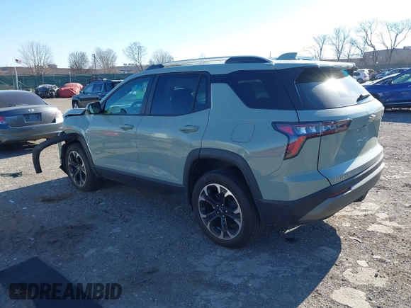 2025 Chevrolet Equinox FWD LT with VIN 3GNAXHEG2SL131819, listed as a IAAI auction lot 41700937 with 5,378 mi miles and . Bid and sale history available at DreamBid. Image 3.