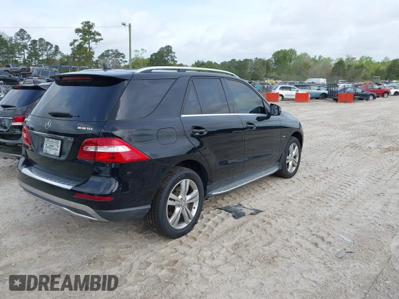 2012 Mercedes-Benz M 350 with VIN 4JGDA2EB3CA007796, listed as a IAAI auction lot 41914613 with 160,578 mi miles and . Bid and sale history available at DreamBid. Image 4.